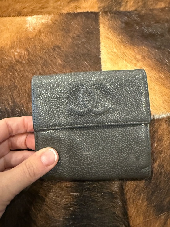 CHANEL Handbags - Chanel Timeless CC Dark Taupe Caviar Wallet